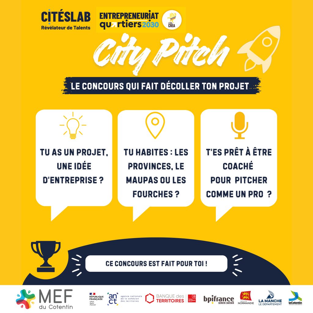 City Pitch, le concours qui fait décoller ton projet